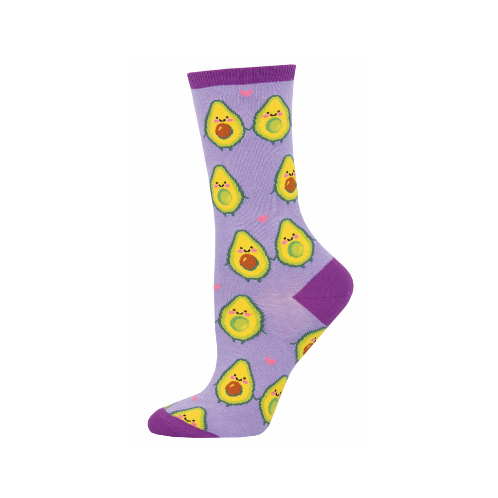 You Guac My World Avocado Crew Socks - Womens from Socksmith – Urban ...
