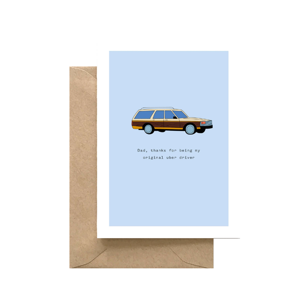 Dad Uber Driver Father's Day Card Spaghetti & Meatballs Cards - Holiday - Father's Day