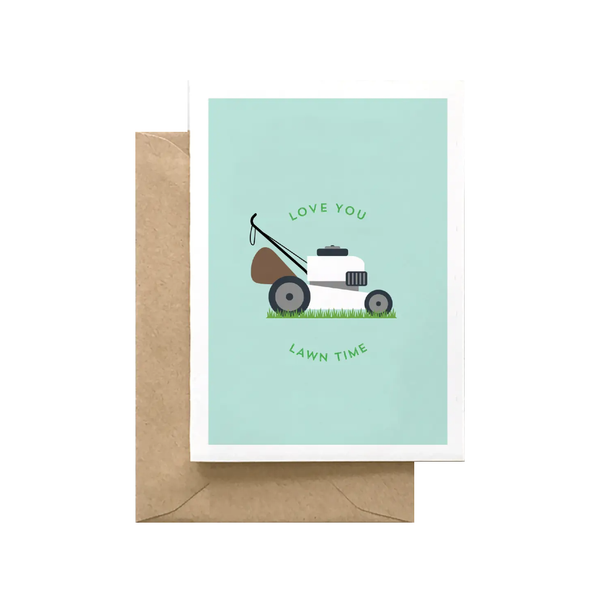 Love You Lawn Time Father's Day Card Spaghetti & Meatballs Cards - Holiday - Father's Day
