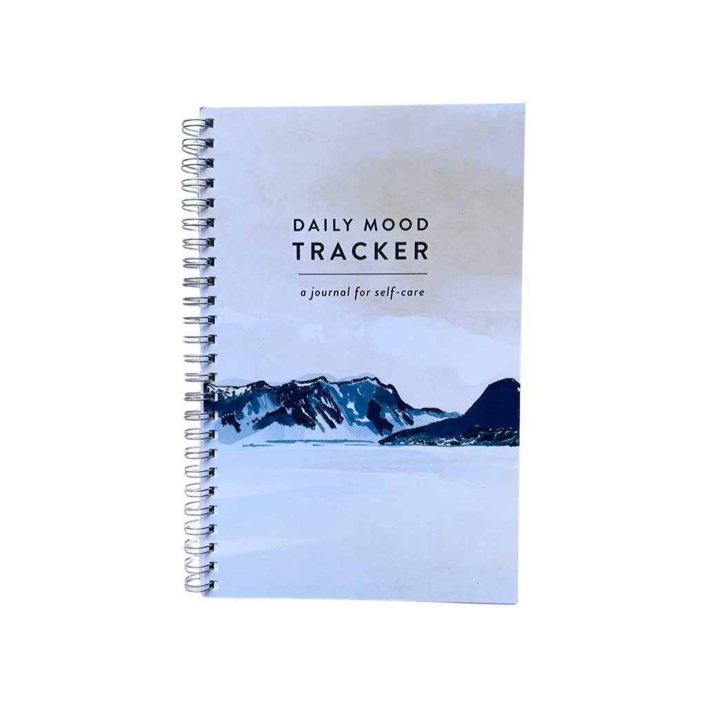 Daily Mood Spiral Notebook - Mountains Steel Petal Press Books - Guided Journals & Gift Books