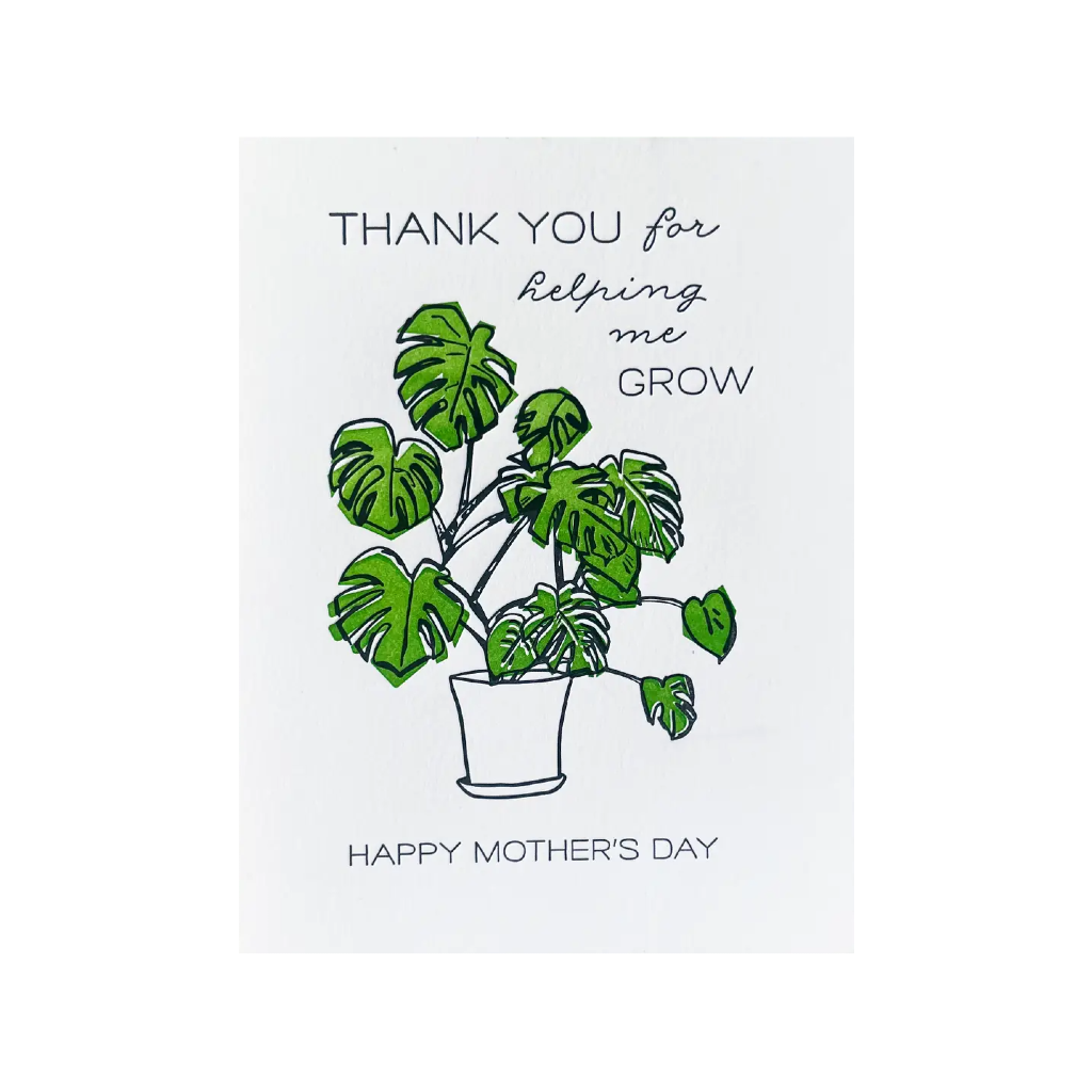 Helping Me Grow Mother's Day Card Steel Petal Press Cards - Holiday - Mother's Day