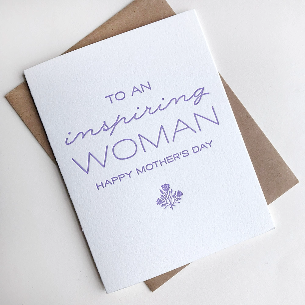 Inspiring Woman Mother's Day Card STEEL PETAL PRESS Cards - Holiday - Mother's Day