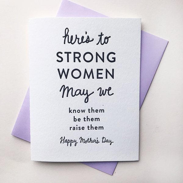 SPP CARD MOTHER'S DAY STRONG STEEL PETAL PRESS Cards - Holiday - Mother's Day