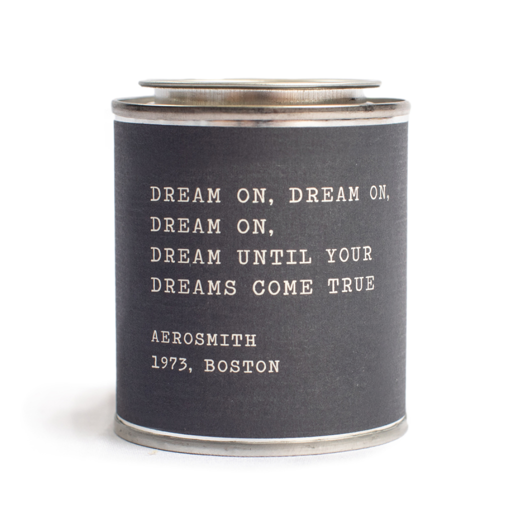 AEROSMITH Legends Song Quotes Candle Collection Sugarboo Designs Home - Candles