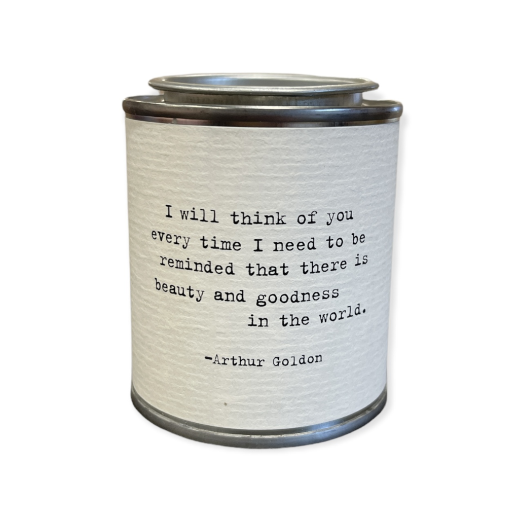 ARTHUR GOLDEN Shine Quote Travel Candle Sugarboo Designs Home - Candles - Specialty