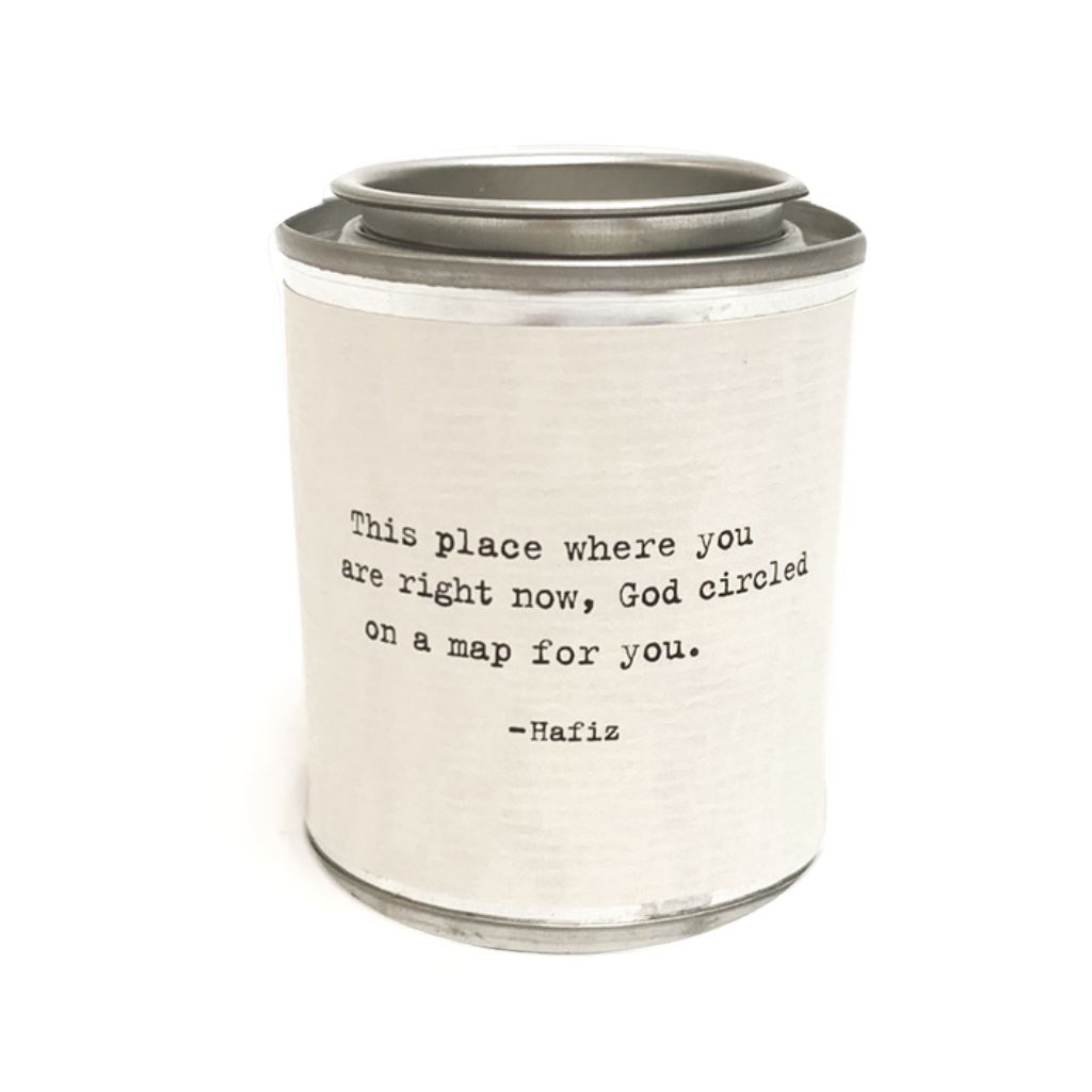 HAFIZ-This Place Shine Quote Travel Candle Sugarboo Designs Home - Candles - Specialty