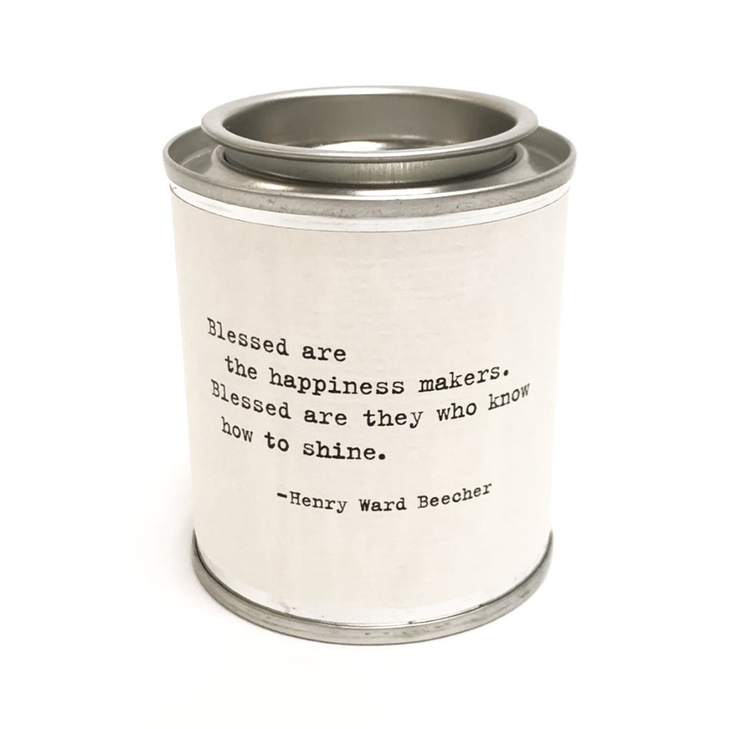 HENRY WARD BEECHER Shine Quote Travel Candle Sugarboo Designs Home - Candles - Specialty
