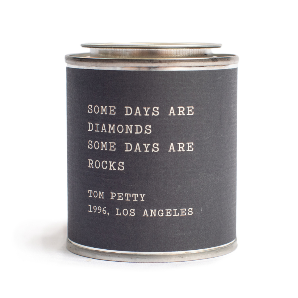 TOM PETTY Legends Song Quotes Candle Collection Sugarboo Designs Home - Candles