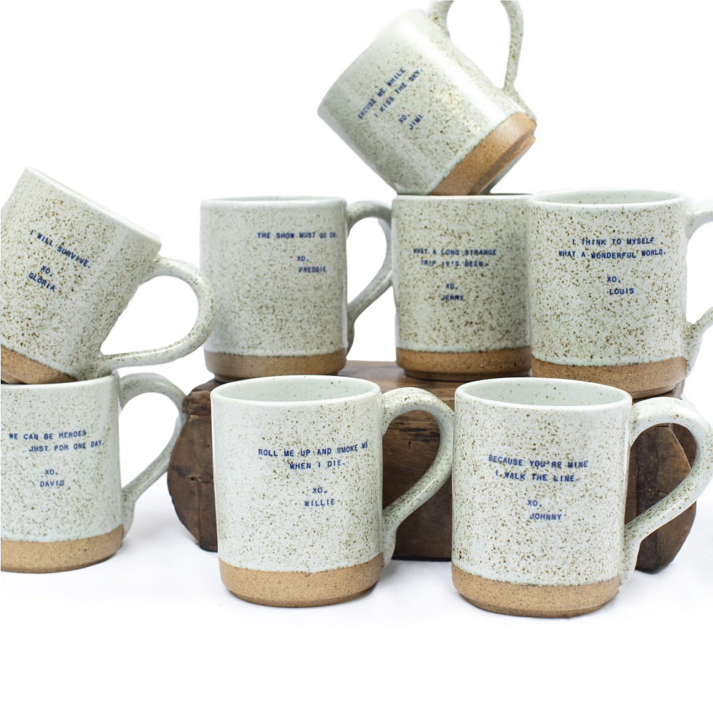 Sugarboo XO Singers Quotes Mugs-2nd Edition Sugarboo Designs Home - Mugs & Glasses