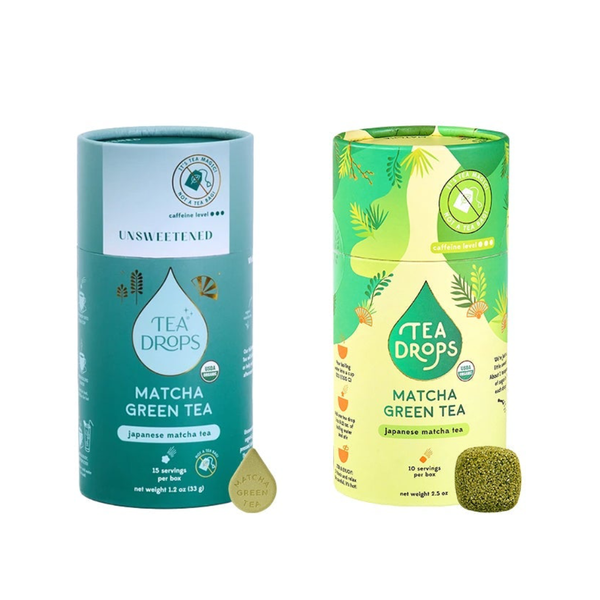 Tea Drops Recyclable Cylinder - Matcha Green Tea Tea Drops Home - Kitchen & Dining - Tea & Infusions