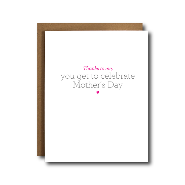 TCB CARD MOTHER'S DAY FUNNY CELEBRATE The Card Bureau Cards - Holiday - Mother's Day