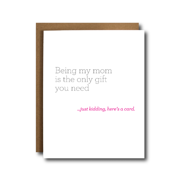 TCB CARD MOTHER'S DAY ONLY GIFT FOR MOTHER'S DAY The Card Bureau Cards - Holiday - Mother's Day
