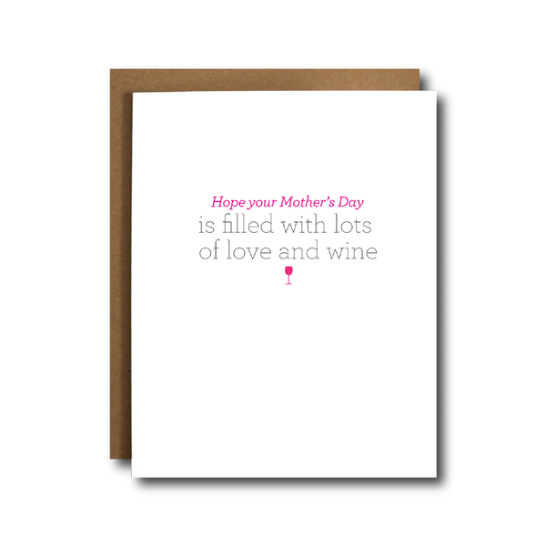TCB CARD MOTHER'S DAY WINE FILLED The Card Bureau Cards - Holiday - Mother's Day