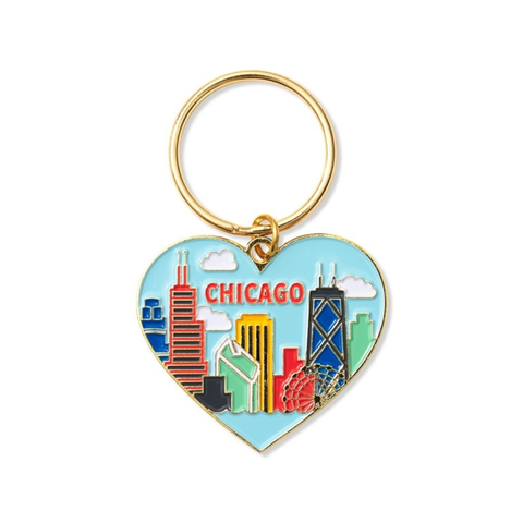 Chicago Flag Clothing & Accessories - Keychains