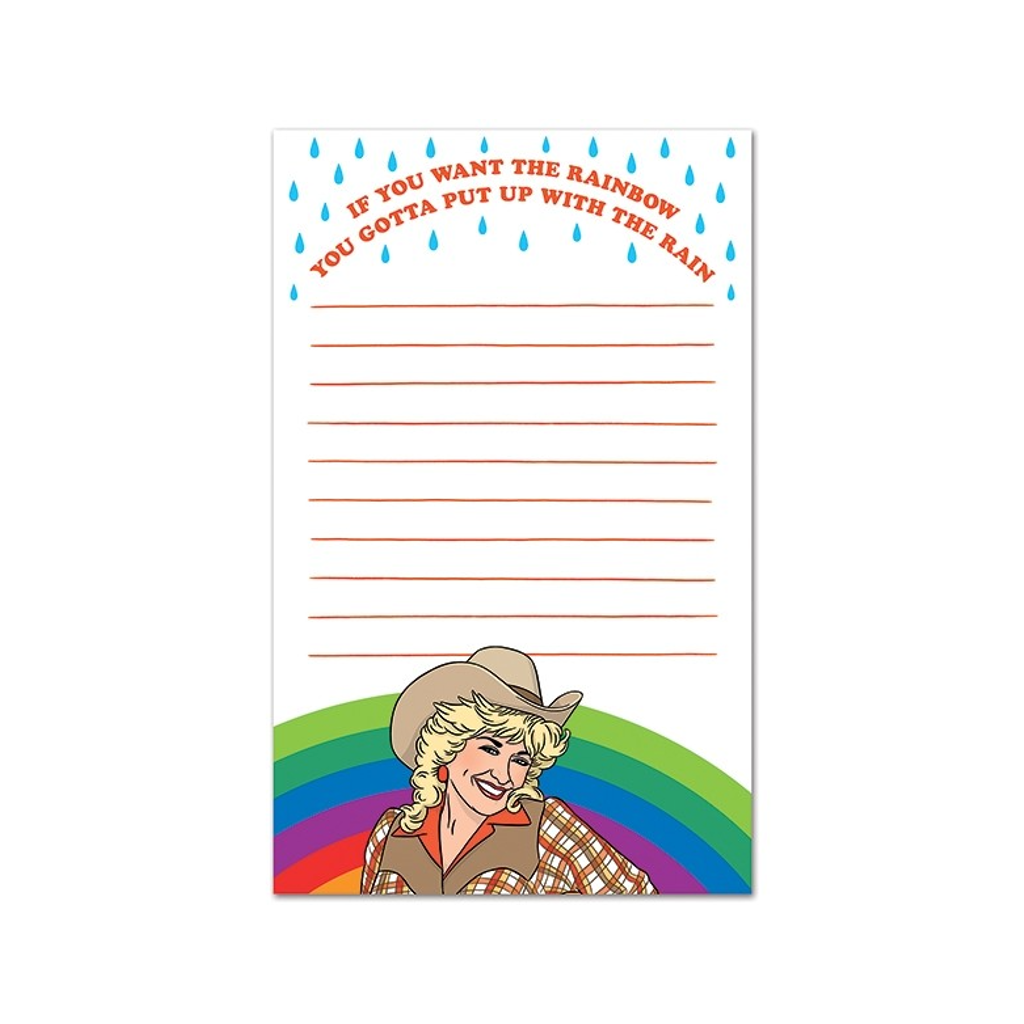 FOU NOTEPAD COWGIRL RAINBOW The Found Books - Blank Notebooks & Journals - Notepads