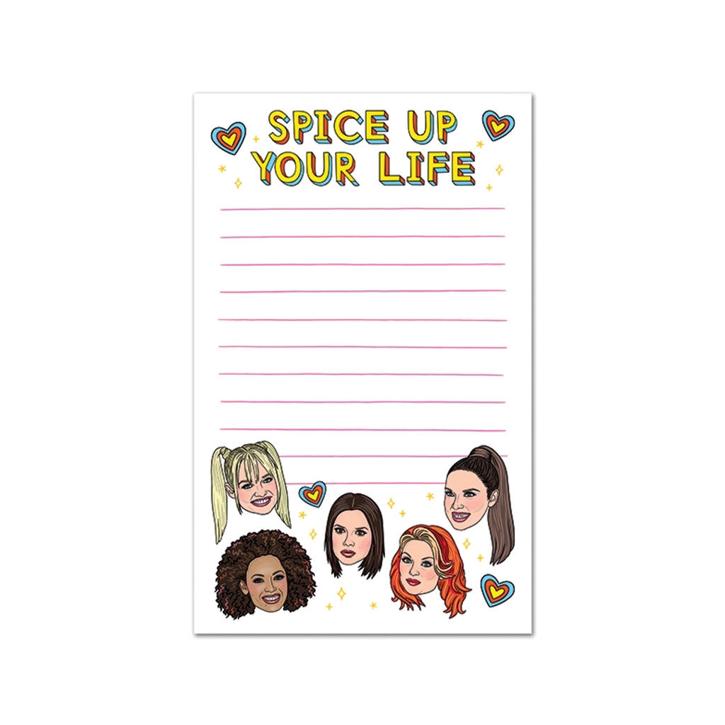 Spice Up Your Life Notepad The Found Books - Blank Notebooks & Journals - Notepads