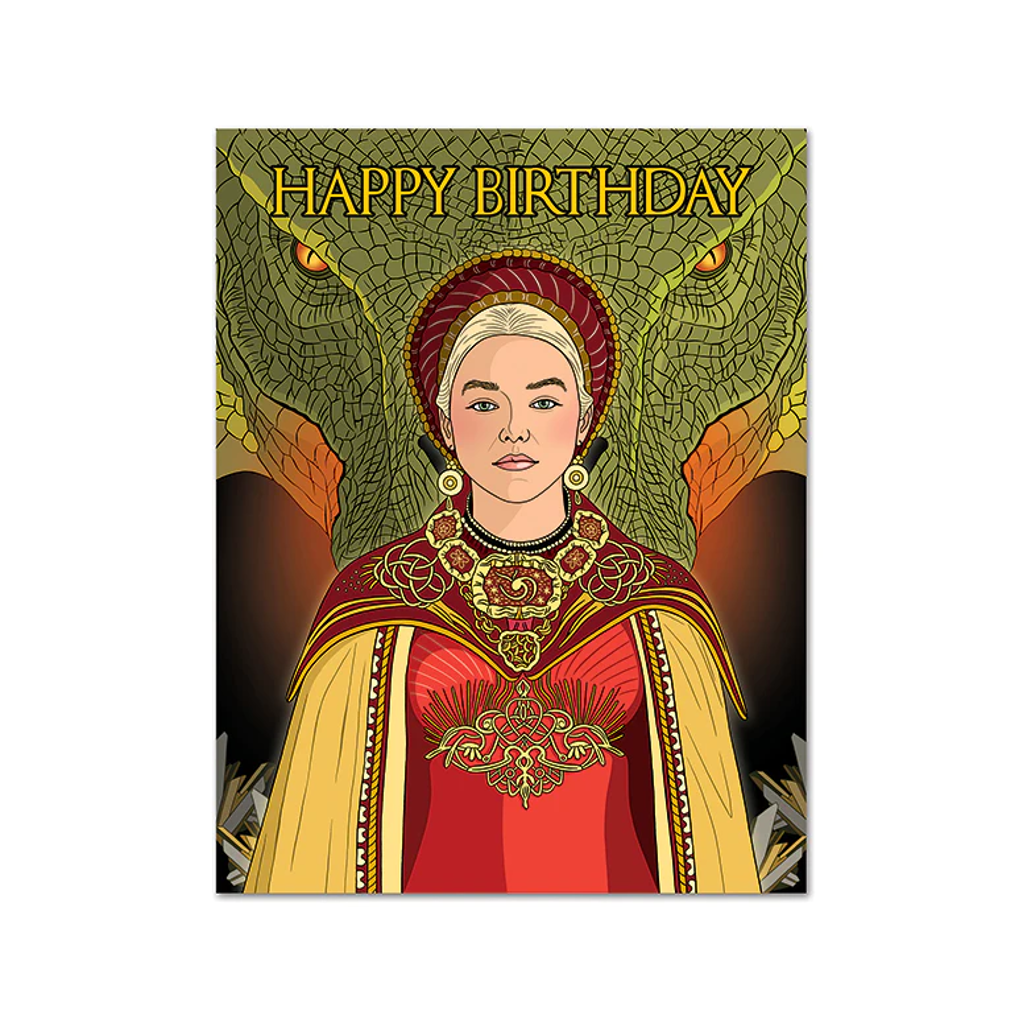 Dragon House Of The Dragon Birthday Card The Found Cards - Birthday