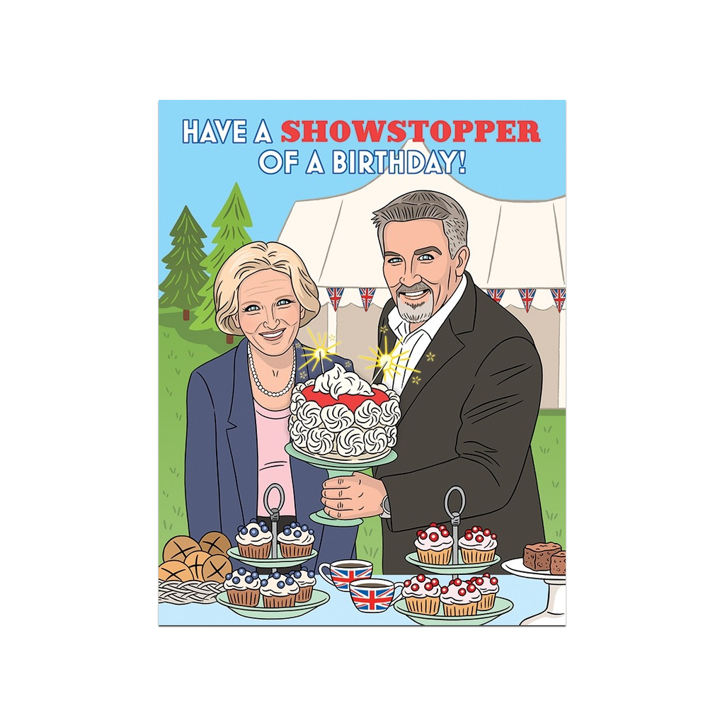 Great British Baking Show Showstopper Birthday Card The Found Cards - Birthday