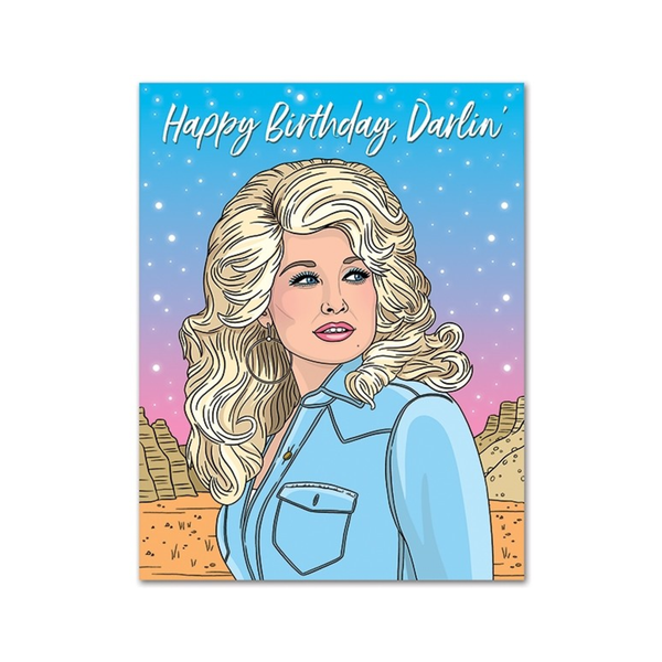 Happy Birthday Darlin' Dolly Birthday Card The Found Cards - Birthday