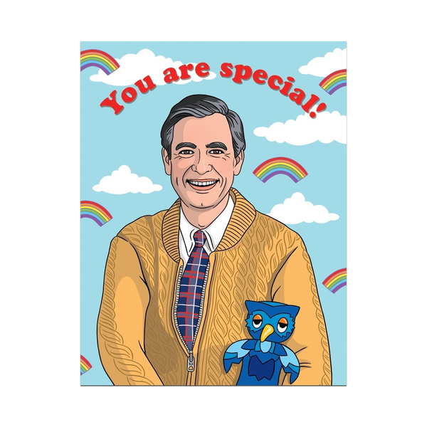 Mister Rogers You Are Special Birthday Card The Found Cards - Birthday