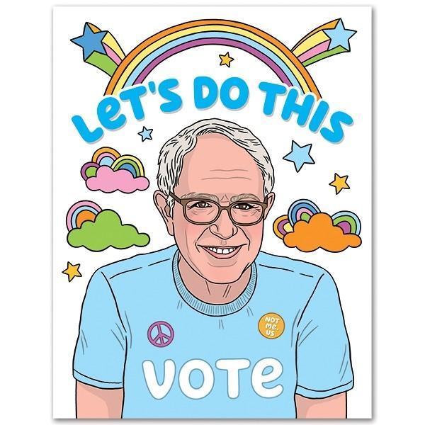 Bernie Let's Do This Card The Found Cards - Blank