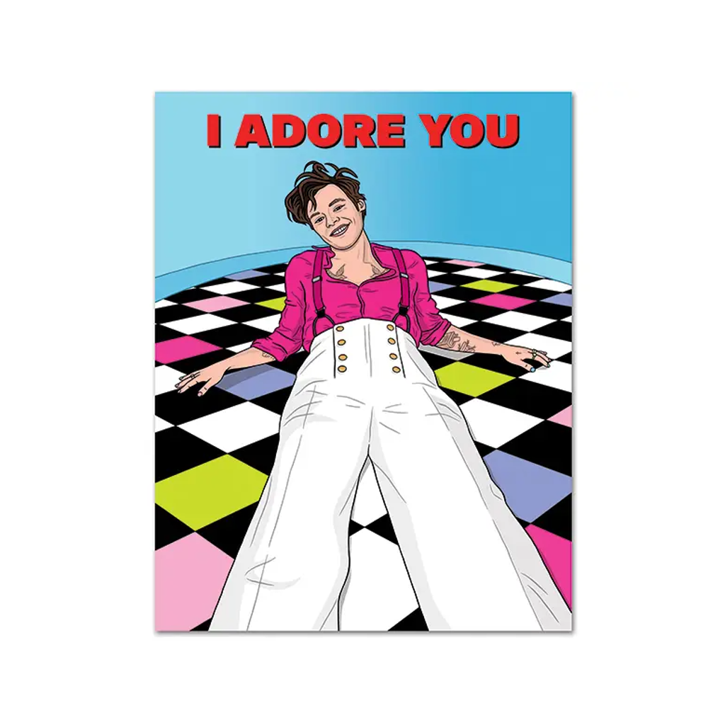 Harry Styles I Adore You Love Card The Found Cards - Love