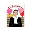 The Ruling Is In Ruth Bader Ginsburg Valentine's Day Card The Found Cards - Valentine's Day