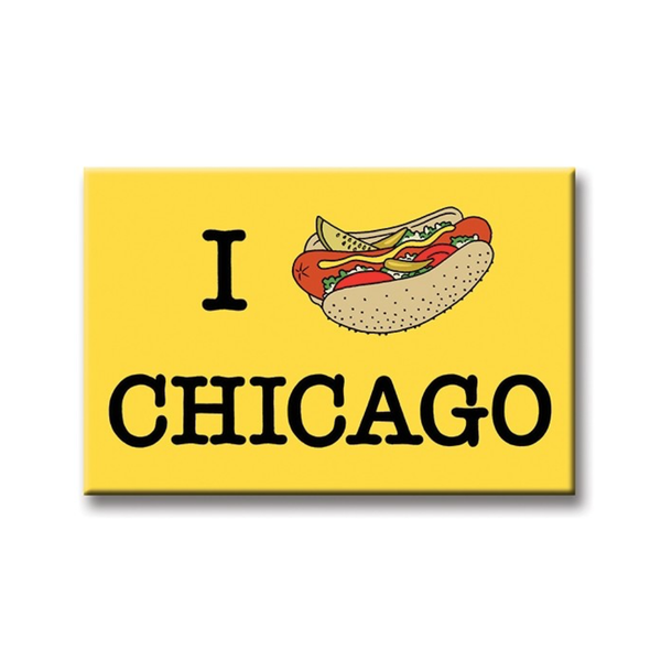 Chicago Hotdog Magnet The Found Home - Magnets