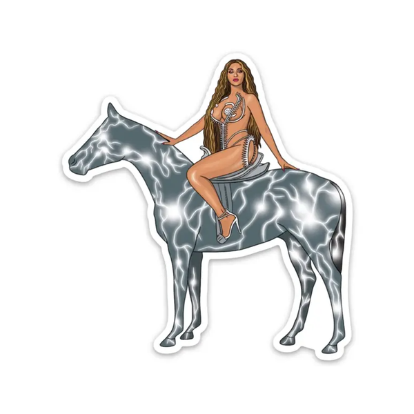 Beyonce Die Cut Sticker The Found Impulse - Decorative Stickers