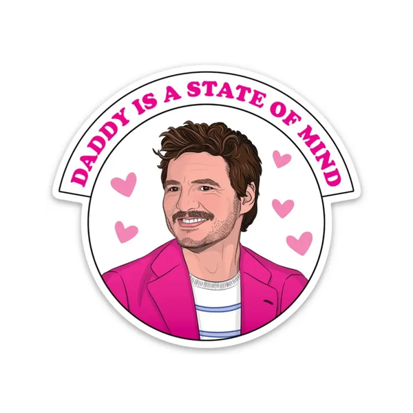 Pedro Pascal Daddy Die Cut Sticker The Found Impulse - Decorative Stickers