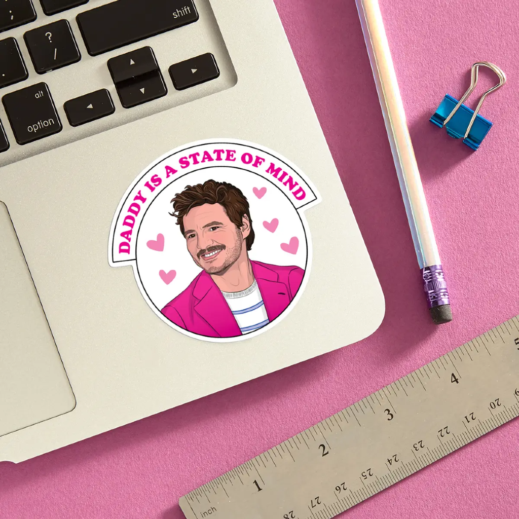 Pedro Pascal Daddy Die Cut Sticker The Found Impulse - Decorative Stickers