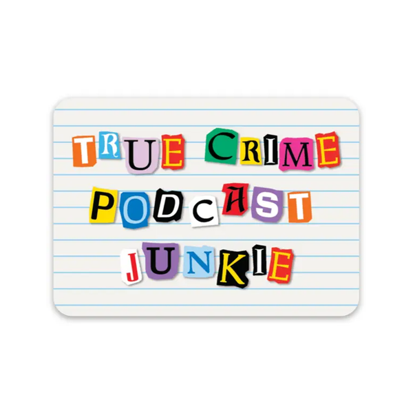 True Crime Die Cut Sticker The Found Impulse - Decorative Stickers