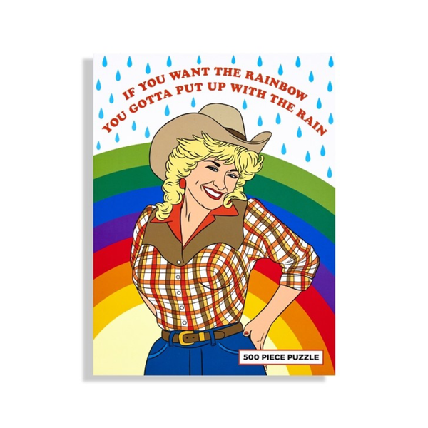 If You Want The Rainbow... Dolly 500 Piece Jigsaw Puzzle The Found Toys & Games - Puzzles & Games - Jigsaw Puzzles