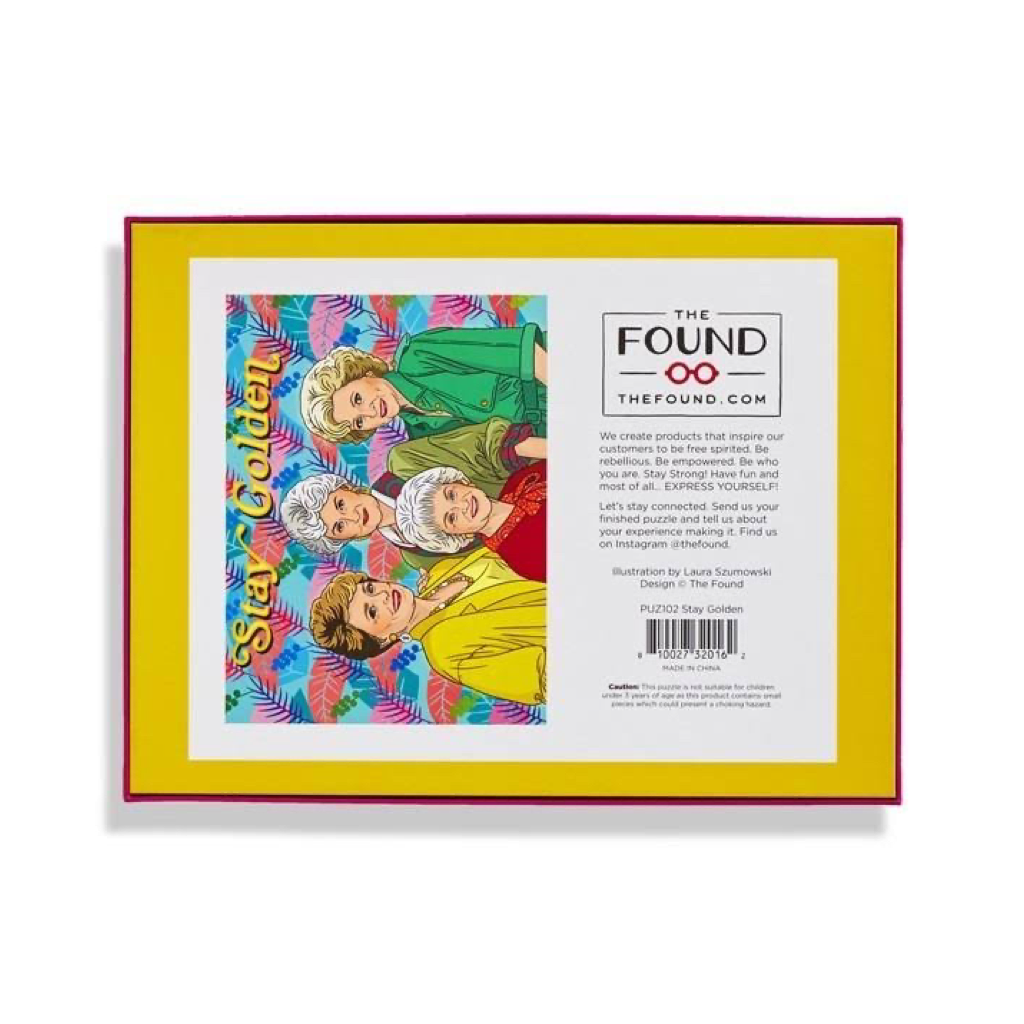 Stay Golden 500 Piece Jigsaw Puzzle The Found Toys & Games - Puzzles & Games - Jigsaw Puzzles