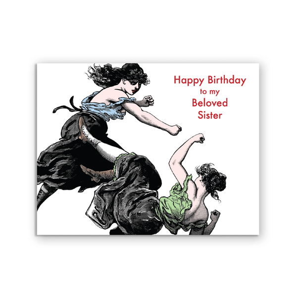 Sister Birthday Card The Mincing Mockingbird Cards - Birthday