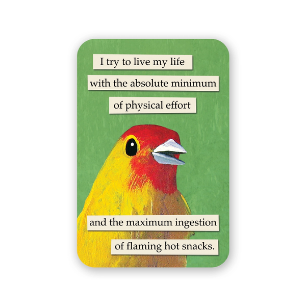 Flaming Hot Snacks Sticker The Mincing Mockingbird Impulse - Decorative Stickers