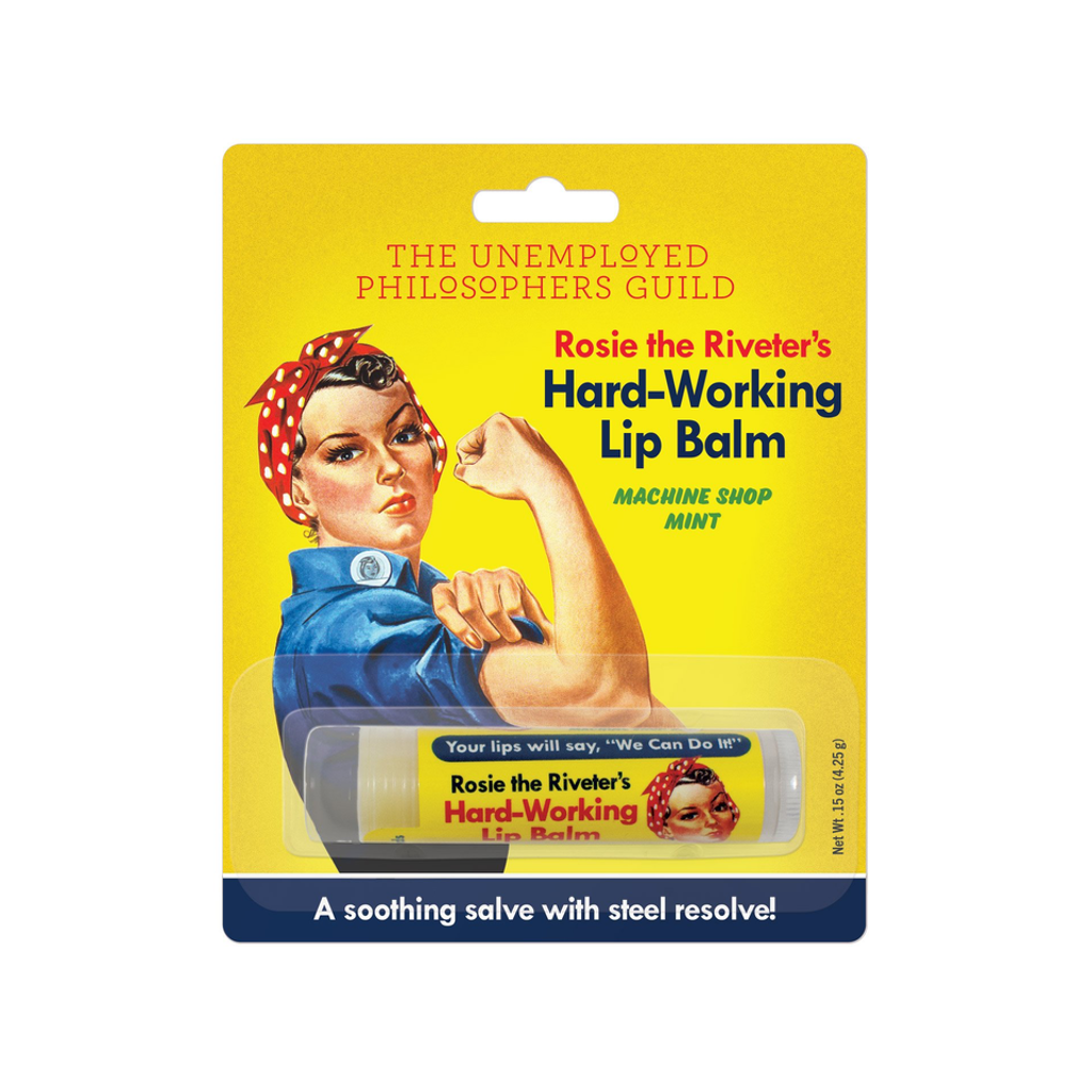Rosie The Riveter's Hard-Working Lip Balm The Unemployed Philosophers Guild Lip Balms