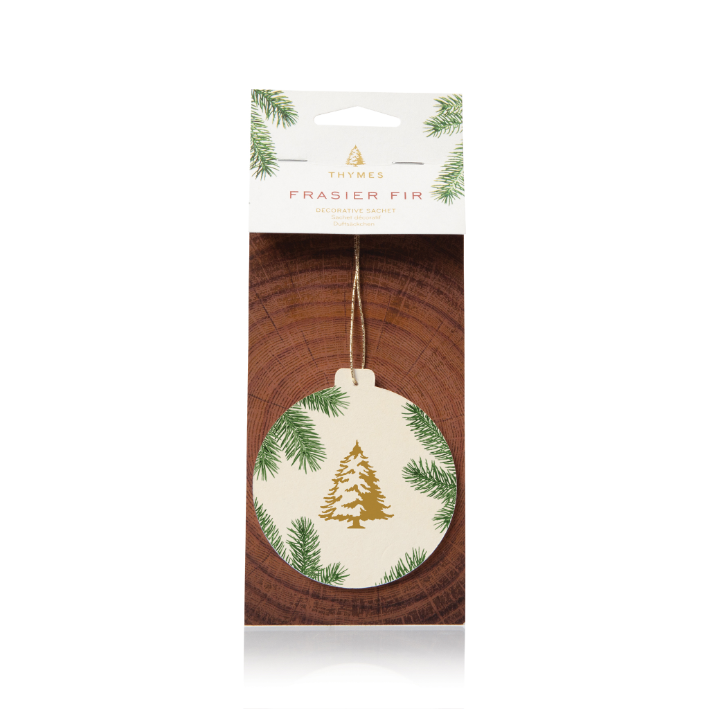 Thymes Frasier Fir Decorative Sachet [unavailable] Thymes Home - Candles - Incense, Diffusers, Air Fresheners & Room Sprays