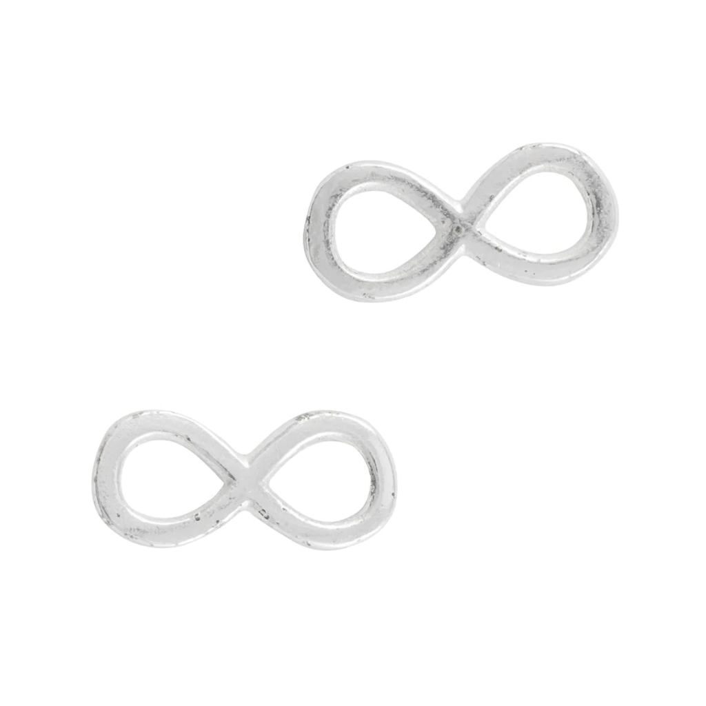 Infinity Stud Earrings - Silver Tomas Jewelry - Earrings