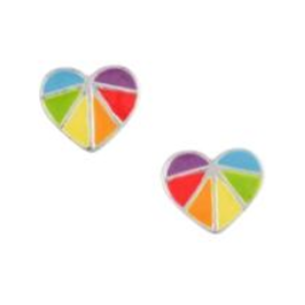Heart Colorwheel Stud Earrings Tomas Jewelry Jewelry - Earrings