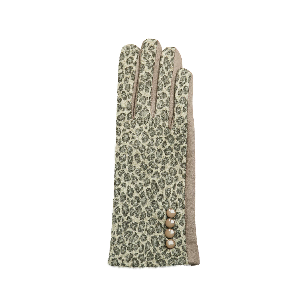 Taupe Leopard Ursula Gloves - Adult Top It Off Apparel & Accessories - Winter - Adult - Gloves & Mittens