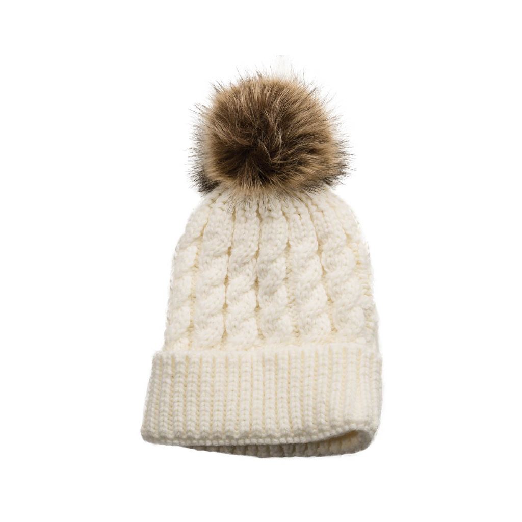 CREAM Emma Pom Pom Hat - Womens Top It Off Apparel & Accessories - Winter - Adult - Hats