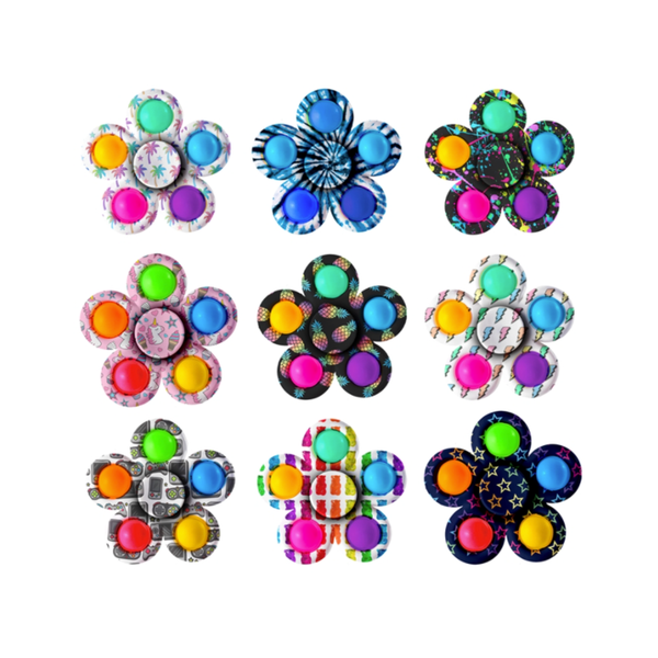 OMG Mega Pop Flower Fidget Spinners Top Trenz Toys & Games - Fidget Toys