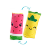 WATERMELON/PINEAPPLE Two Flippin' Cute Plush Water Wiggler Top Trenz Toys & Games - Fidget Toys