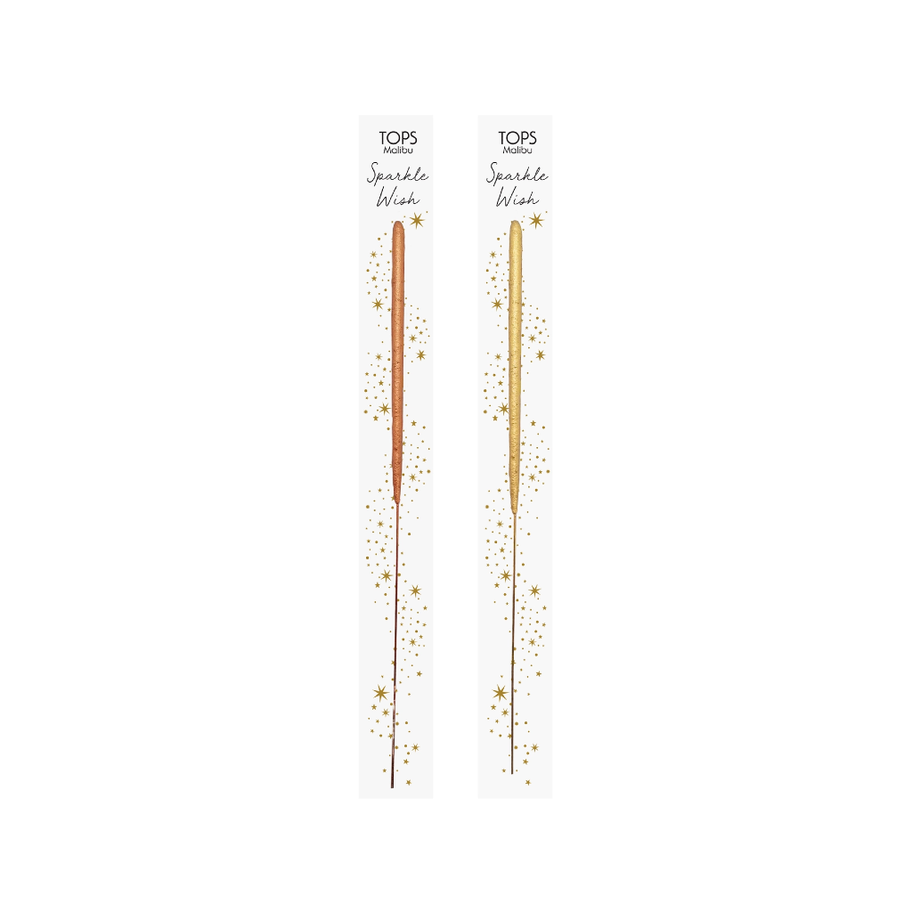 Single Wish Sparkler - Gold &amp; Rose Gold Assorted TOPS MALIBU Home - Candles - Sparklers & Birthday Candles