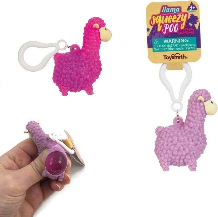 Llama Squeezy Poo Keychain Toysmith Toys & Games