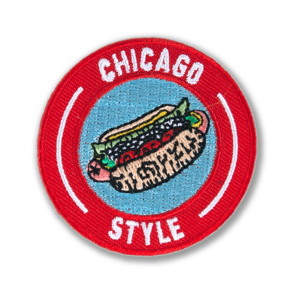 Chicago Style Iron On Patch Transit Tees Apparel & Accessories - Appliques & Patches