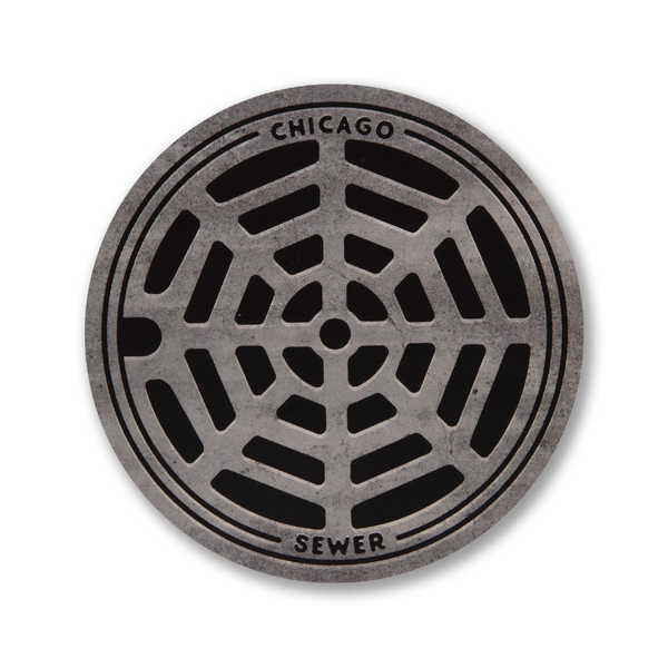 Chicago Sewer Sticker Transit Tees Impulse - Decorative Stickers