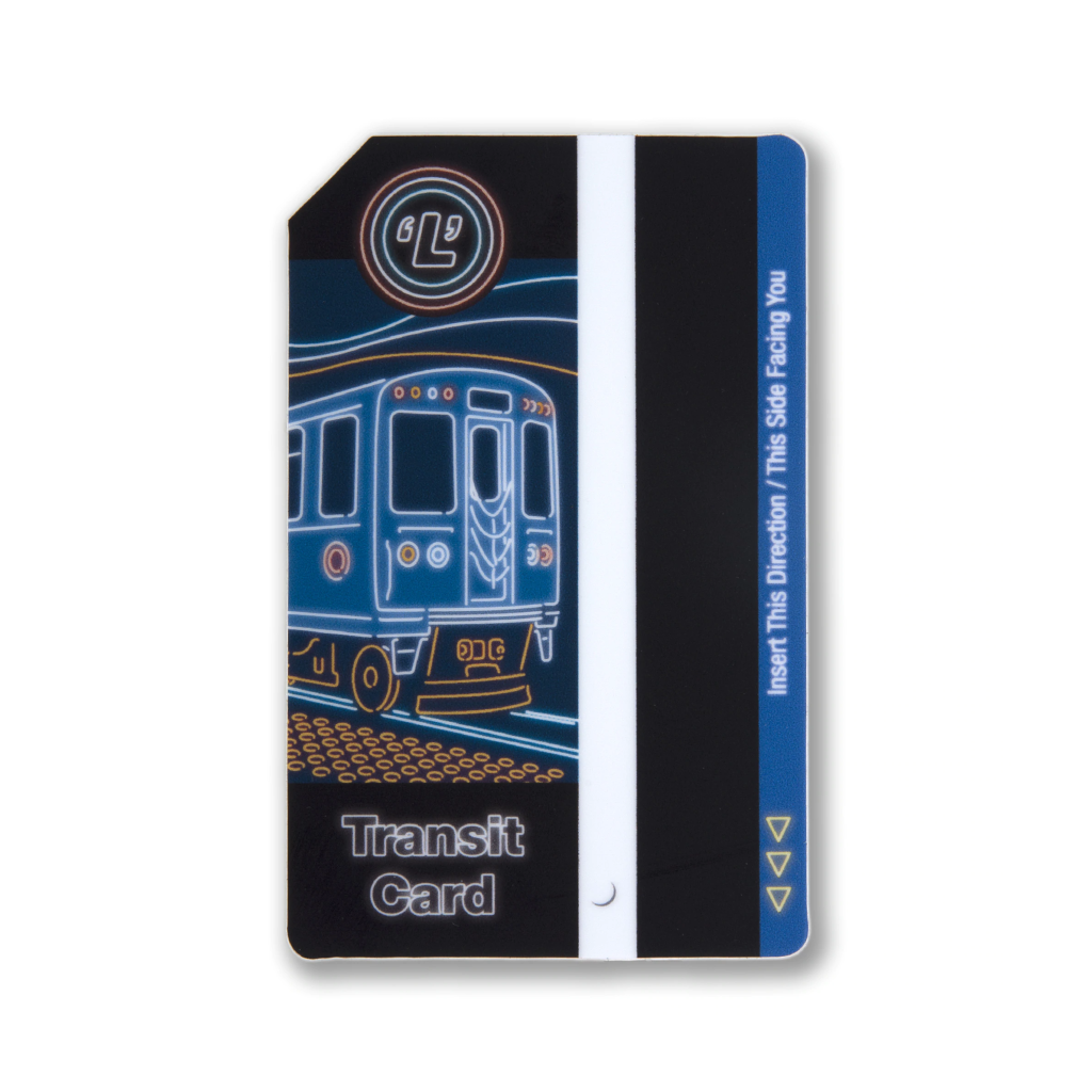 Chicago Transit Card Sticker Transit Tees Impulse - Stickers