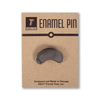 Mirror Bean Enamel Pin Transit Tees Jewelry - Pins